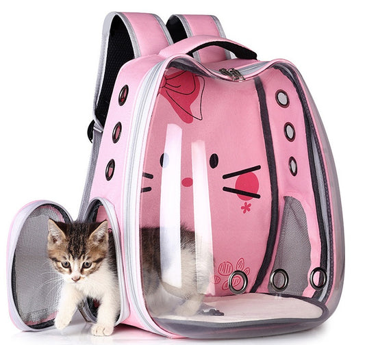 ChicsPhere Portable Pet Carrier Backpack – Breathable Capsule Travel Bag