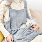 Premium Arctic Velvet Pet Apron – Soft & Stylish Dog and Cat Outfit