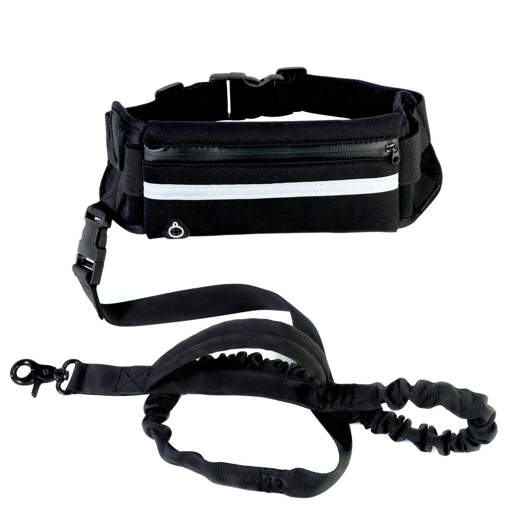 Hands-Free Dog Leash Belt with Adjustable Waist Strap and Bungee Leash – Ideal for Running, Walking & Hiking