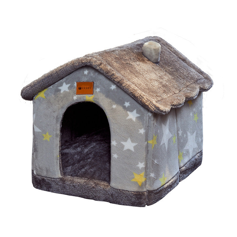 Cama acogedora y autocalentable para mascotas: nido suave, transpirable y duradero para gatos y perros.