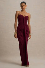Sexy Chest Wrap One-Step Skirt Dress – Wine Red, Black, Brown