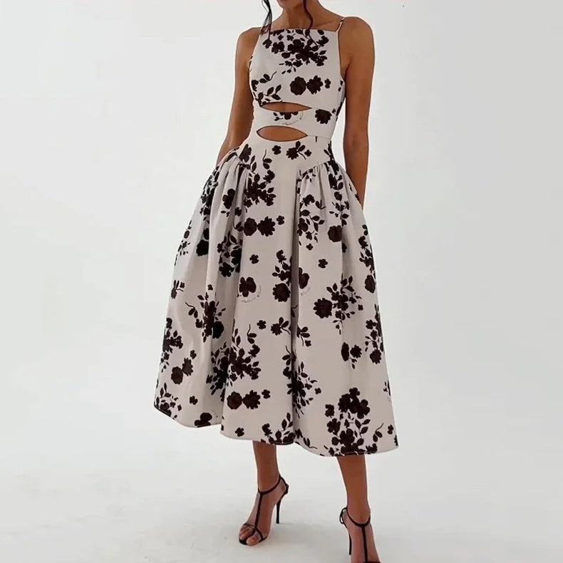 Fashion Sexy Sling Loose Long Dress