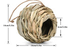 Handcrafted Natural Grass Bird Nest – Cozy Bird House for Small Birds