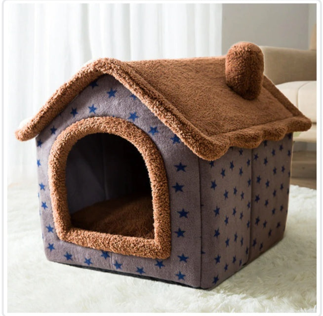 Cama acogedora y autocalentable para mascotas: nido suave, transpirable y duradero para gatos y perros.