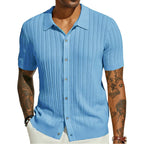 Men’s Plus Size Short Sleeve T-Shirt – Lightweight Polyester Casual Top for Summer & Daily Wear