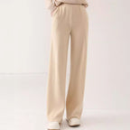 High-Waist Wool Tapered Trousers