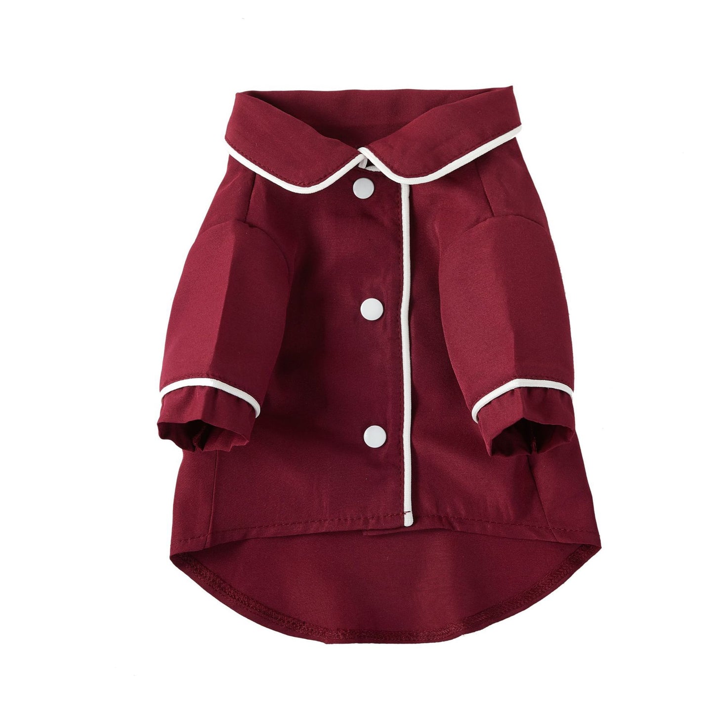 Cozy & Comfy Pet Pajamas for Dogs and Cats – Soft TC Cloth, Available in Red, Black, Yellow, Blue, and Wine Red