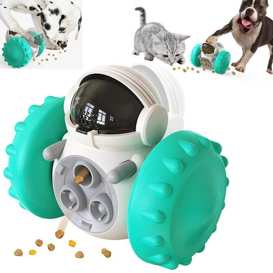 Product Name: Interactive Pet Feeding Toy - IQ-Boosting Tumbler Puzzle for Dogs and Cats