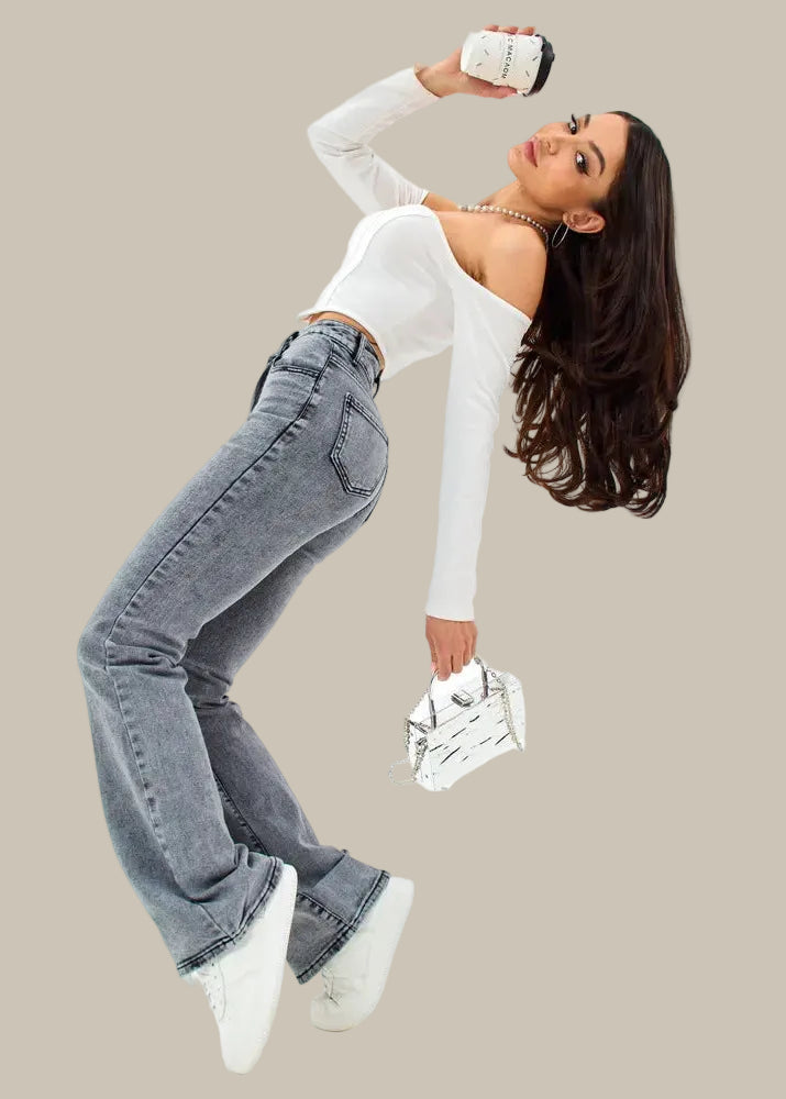 The Stone-Washed Denim Jeans