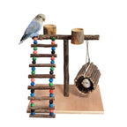 Wooden Bird Shelf – Premium Natural Perch for Birds