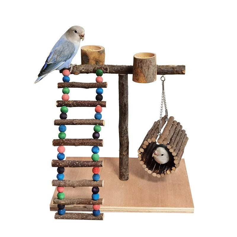 Houten vogelplank - Premium natuurlijke zitstok voor vogels