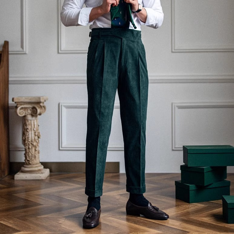 Straight-Fit Casual Leisure Trousers