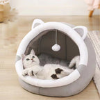 Cute Animal Plush Toys for Cats - Soft & Cozy Bedding Mat for Small Cats (Up to 6 Kg) - Pink Mickey, Camel, Grey Squirrel, Flat Head & Pink Ear Cat Designs