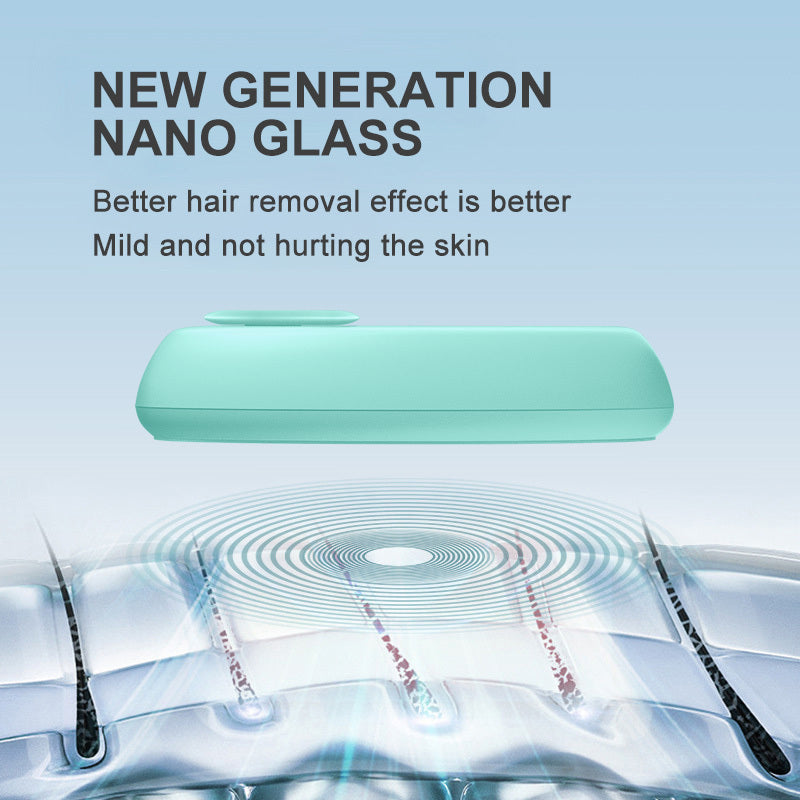 Crystal Hair Removal Eraser – Painless Nano-Glass Exfoliating Tool for Women & Men | Eco-Friendly, Reusable & Portable Hair Remover for Legs, Arms, Back, and Body