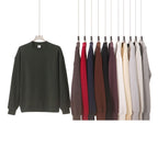 Men’s Hooded Cotton Zipper Coat – Loose Fit Long Sleeve Casual Jacket for Everyday Wea