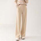 High-Waist Wool Tapered Trousers