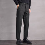 Mid-Waist Non-Iron Casual Trousers