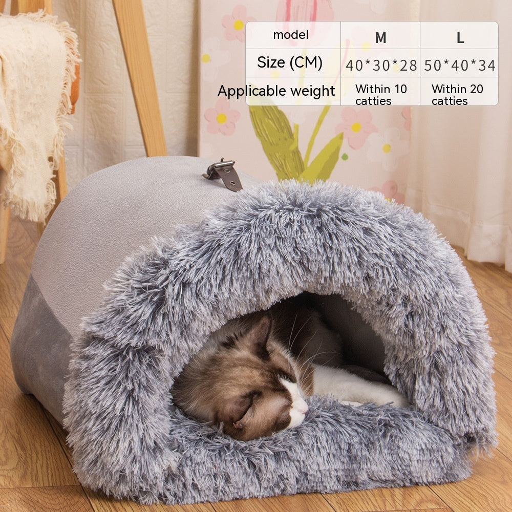 Ultieme pluche katten- en huisdierennestvilla – gezellig, stijlvol en multifunctioneel
