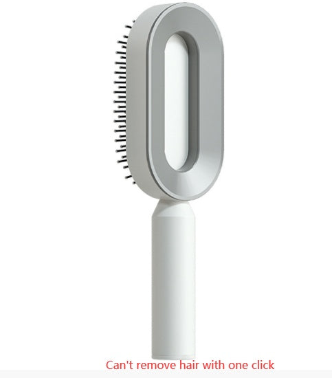 Self-Cleaning Scalp Massage Hair Brush – 3D Air Cushion Anti-Static Detangling Comb for All Hair Types | Pain-Free, No-Pull Hair Brush for Healthy Hair Growth & Frizz-Free Styling