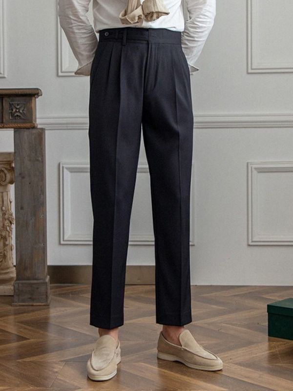 Classic Straight-Fit Seasonal Trousers