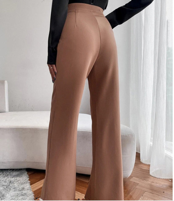 Relaxed Straight-Fit Women’s Trousers
