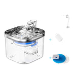 Premium Stainless Steel Pet Water Fountain – 2L Automatic Cat & Dog Water Dispenser